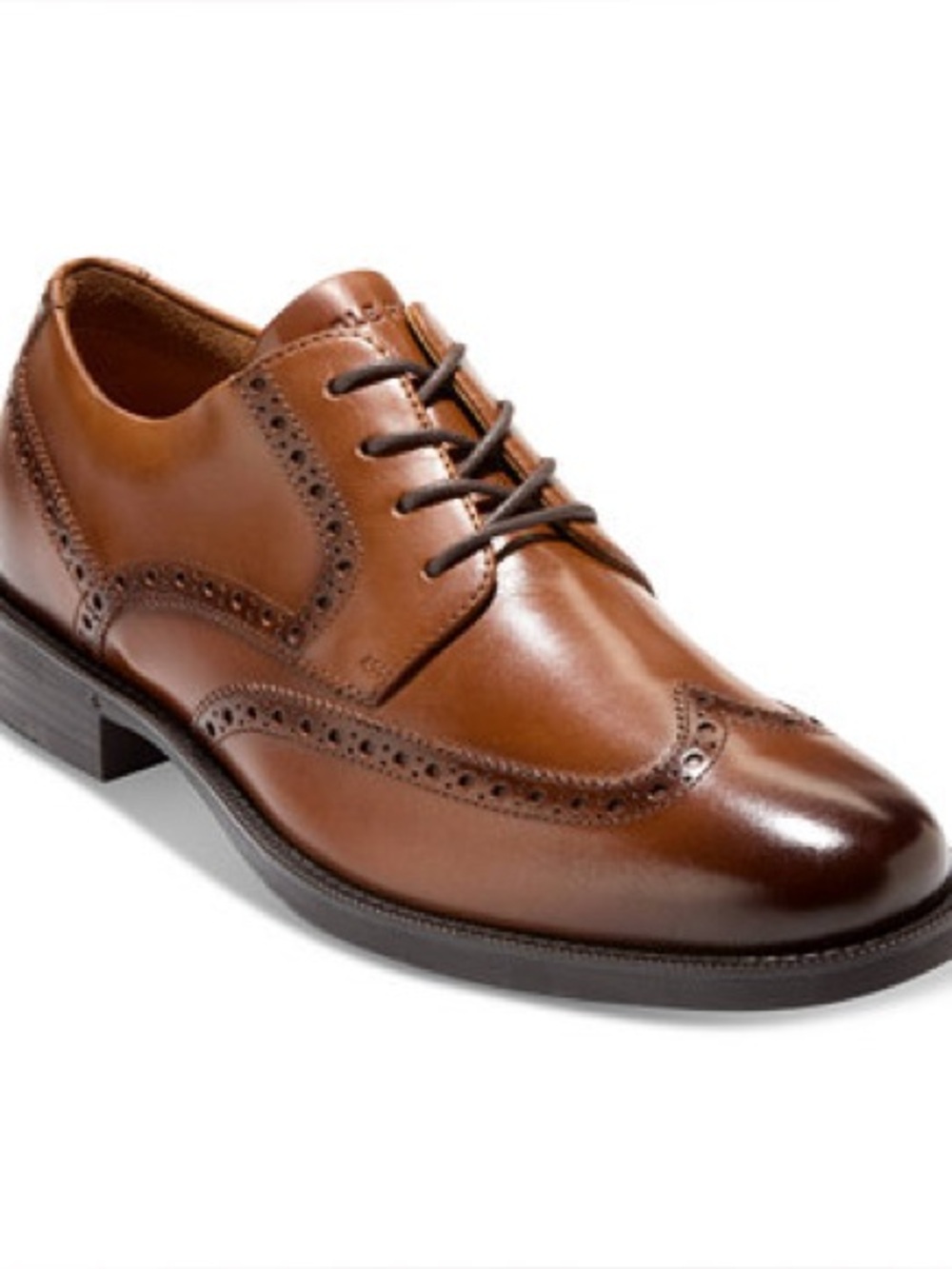 Cole Haan NEW Bedford Leather Wingtip Oxford in British Tan Java size 11